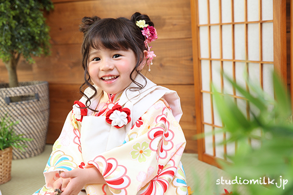 【朝フォト！】可愛く変身して撮影しましょ♡3歳七五三