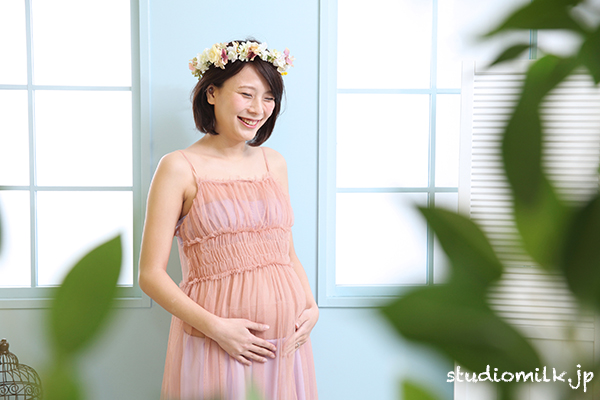 【朝フォト！】マタニティフォト！幸せいっぱいのお写真を残しましょう♪