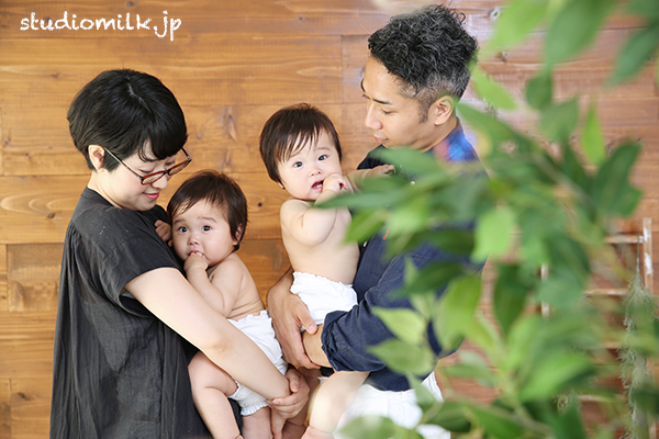 今日の1枚！双子ちゃんの1歳お誕生日記念！