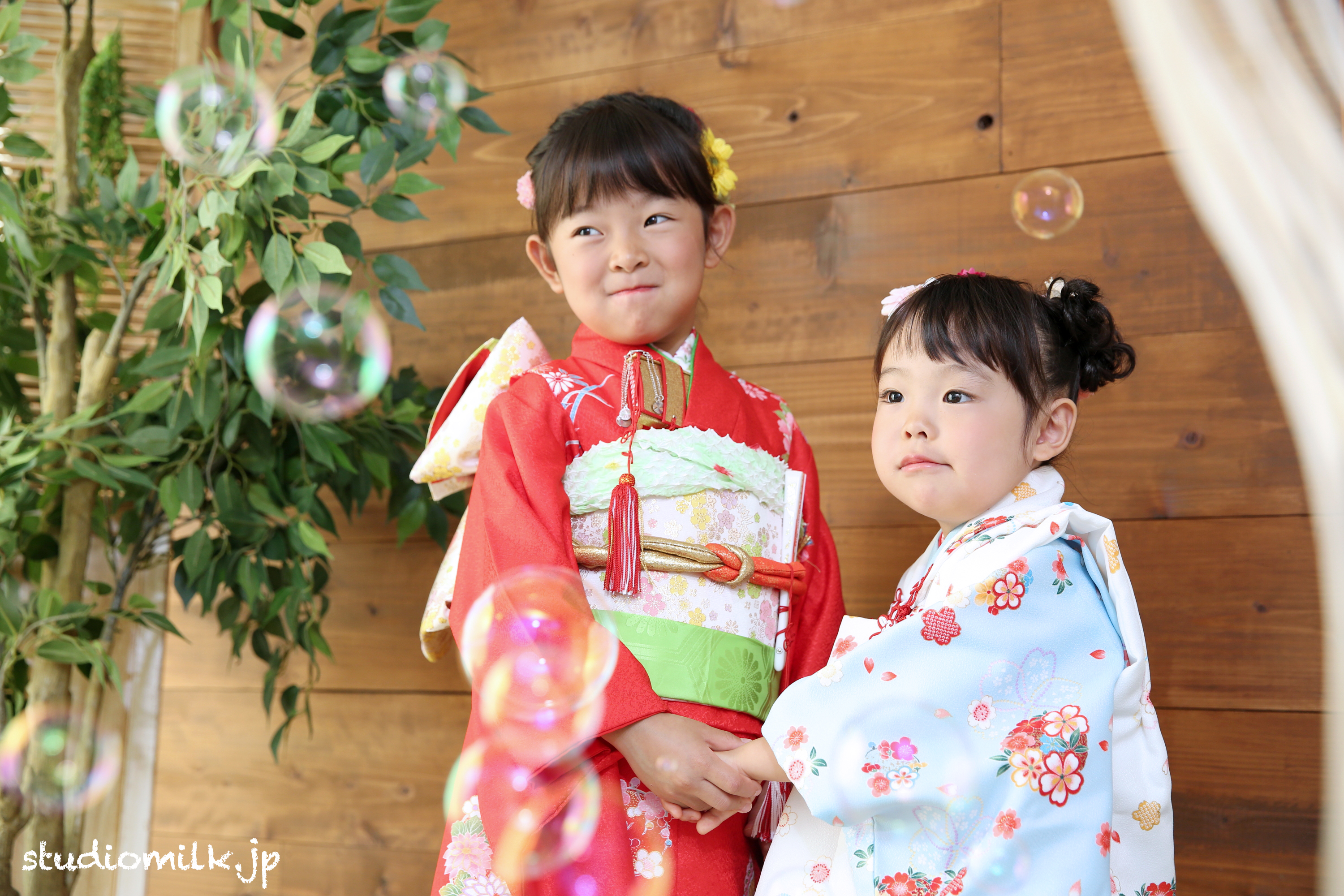 【朝フォト！】七五三3歳と7歳の姉妹撮影！