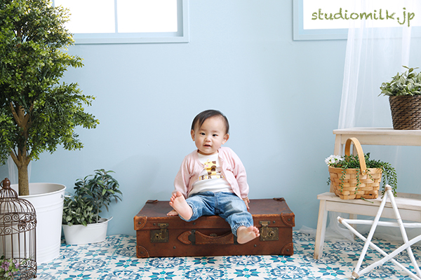 【朝フォト！】普段の自然体なお子様のお写真をスタジオで♪